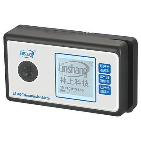 厂家批发林上便携式太阳膜测试仪隔热膜汽车膜三显检测仪器LS160