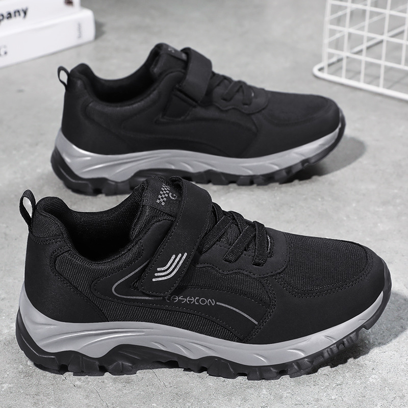 Zapatos para Caminar para Personas de Mediana Edad y Mayores, Nuevo Estilo Otoñal, Casuales y Cómodos para Hombres y Mujeres, Modelos para Parejas, Venta Directa de Fábrica, Zapatos con Velcro para Personas Mayores