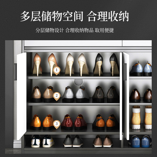 Yijiada shoe cabinet home entrance large-capacity porch balcony storage cabinet modern minimalist foyer storage shoe shelf