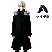 文豪野犬if线中岛敦 cosplay服装COS服动漫服新款cosplay毛领风衣