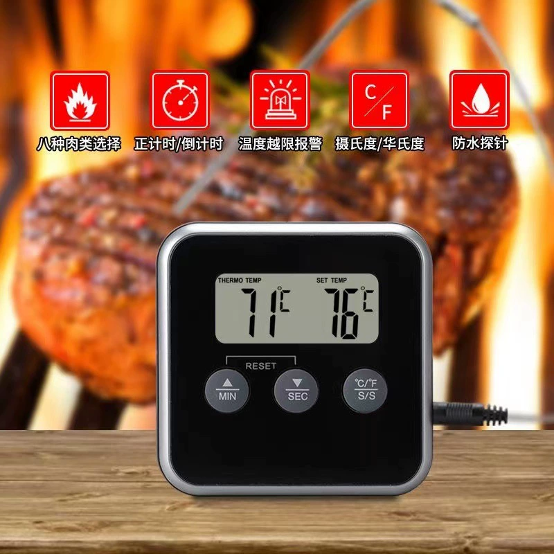 Трансграничная горячая продажа кухня кулинария цифровой электронный пищевой термометр пищевая печь мясо барбекю термометр оптовая продажа