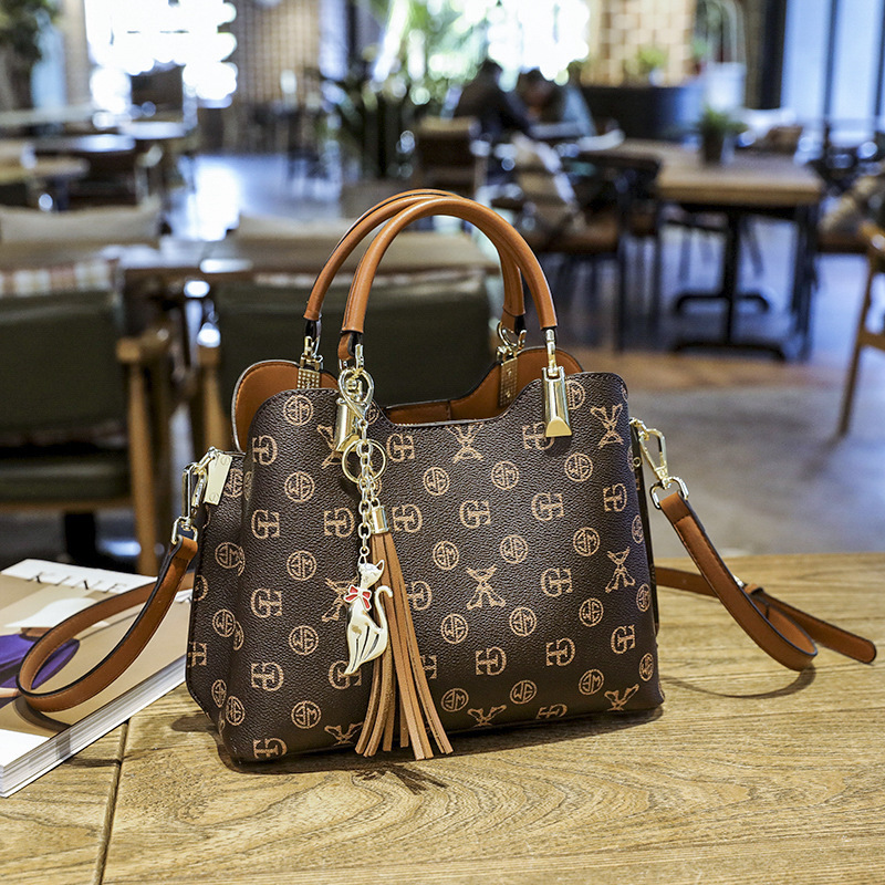 Borsa a tracolla monospalla stampata di alta qualità e alla moda da donna 2024, nuova, alla moda e di alta qualità, borsa a mano di grande capacità_voghion.com