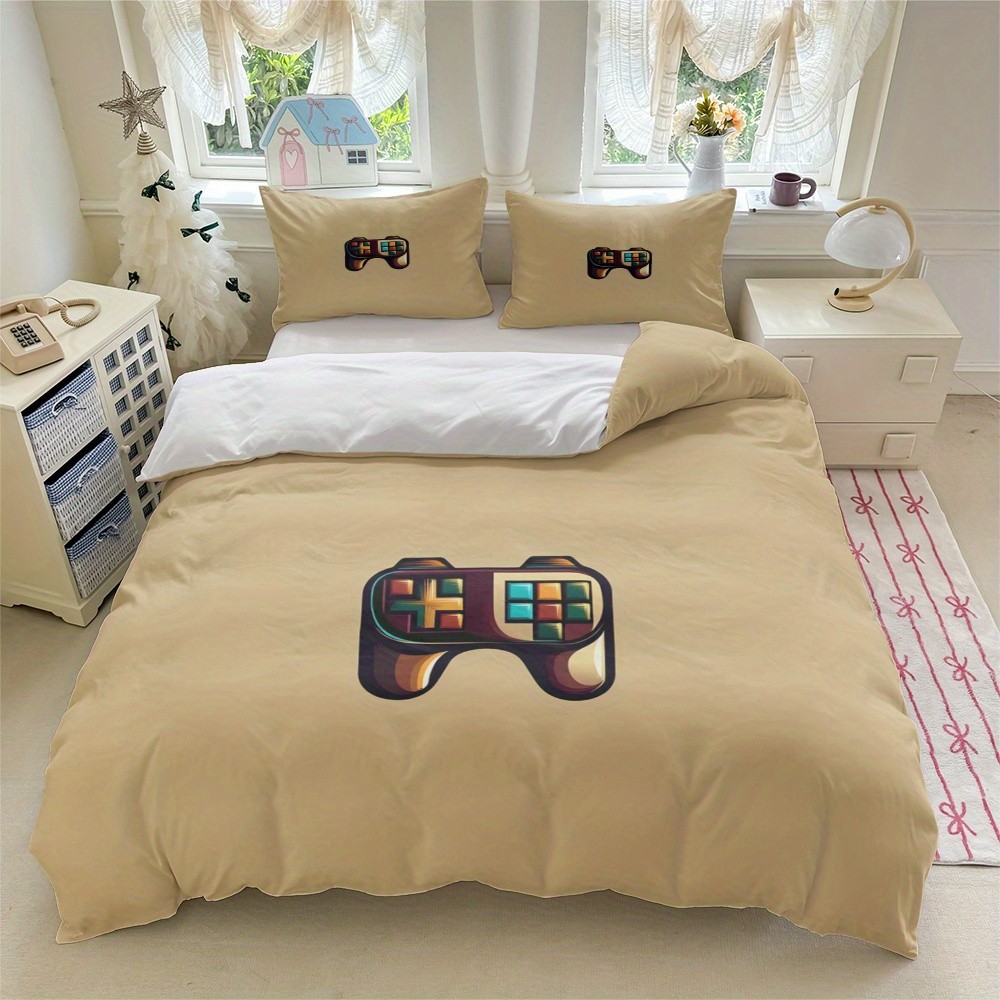 Textil doméstico transfronterizo abrasivo digital impresión quilt kit retro mango de juego fuente fábrica asume TEMU / JIT