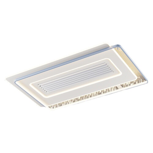 Full spectrum integrated bladeless fan lamp intelligent remote control ceiling fan lamp living room bedroom ceiling lamp package