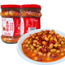 贵州风味水豆豉220g凉拌大葱豆豉辣椒豆豉火锅蘸水酱豆凉拌菜调料
