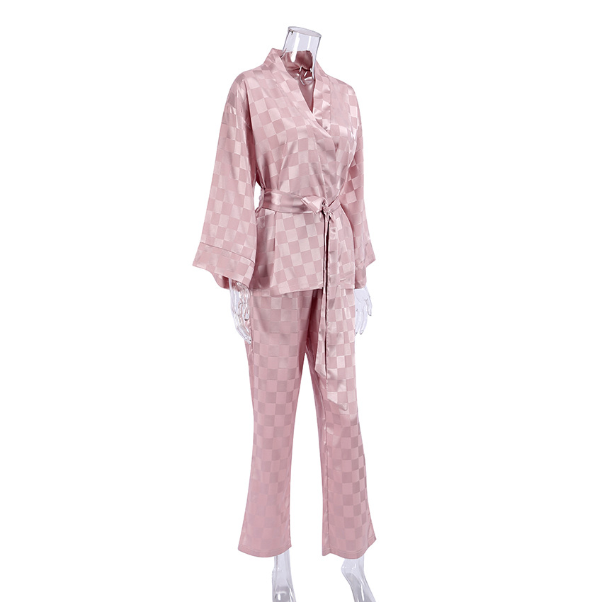 satin two piece set pants and top | Luxiaa Clothing - ladies satin pjs