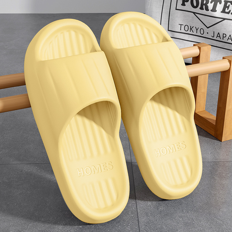 Slip-on Slippers Men's Summer Indoor Home Bathroom Bath Non-slip Couple's Home Soft Bottom Silent Sandals for Women Slip-on Slippers Men's Summer Indoor Home Bathroom Bath Non-slip Couple's Home Soft Bottom Silent Sandals for Women