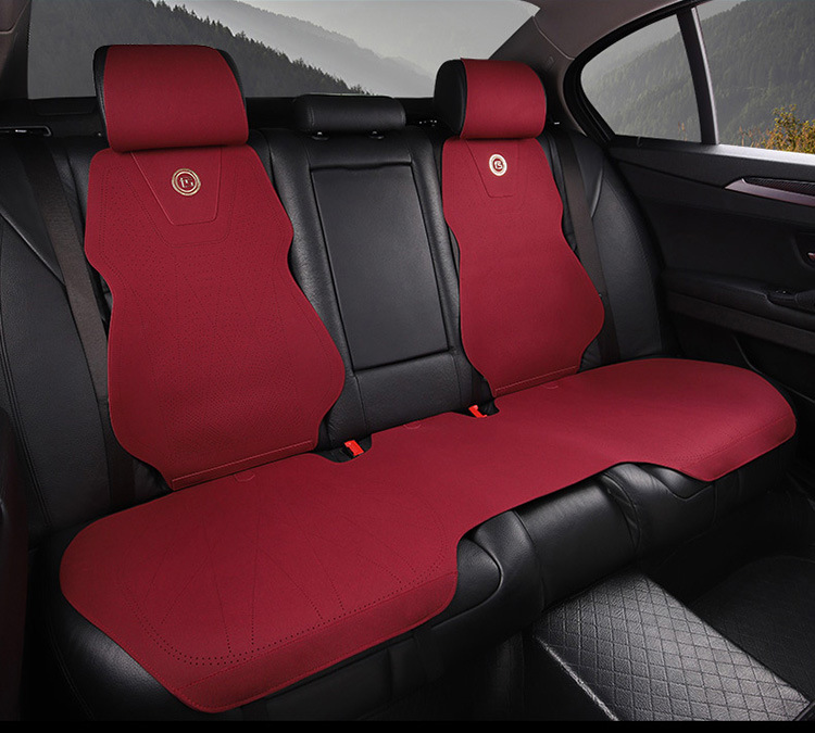 Car Seat Cover, All-Inclusive, Universal Anti-Dirty Cover for All Seasons, Front Seat Cushion, Backrest, Leather, Light Luxury and High-End Feel