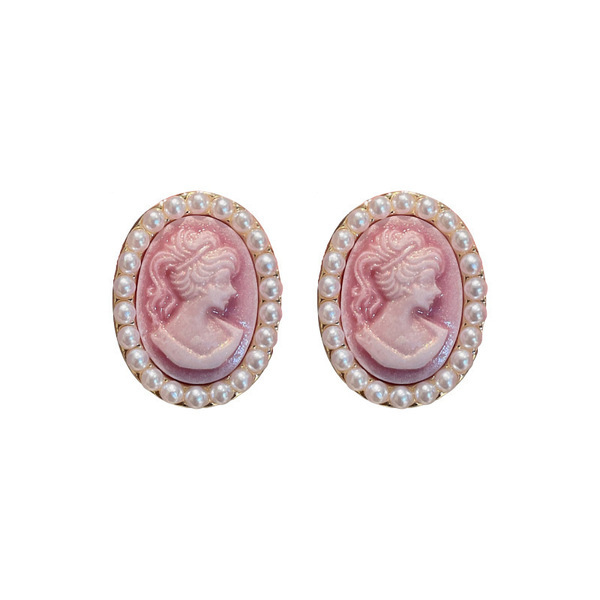 Brand earrings with tassels