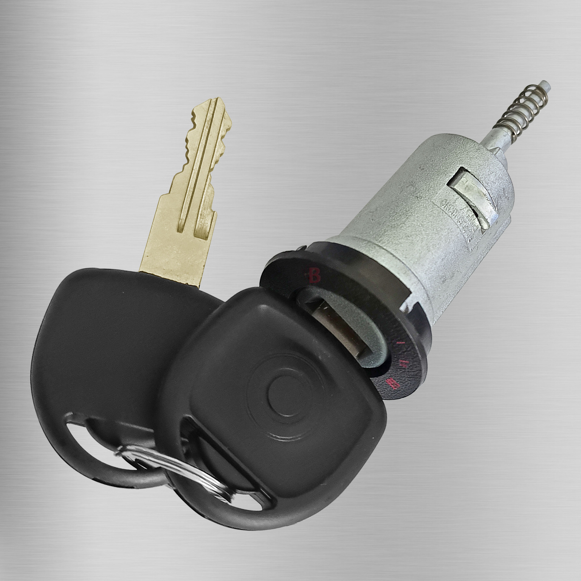 Aplicable para el cilindro de la cerradura de ignición de la llave de la ranura derecha del interruptor de ignición del cilindro de la cerradura accesorios de automóviles 0913694