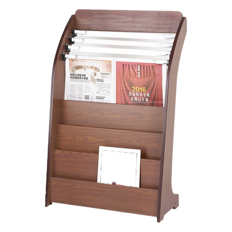 Dexing деревянные журнальные стойки оптовая посадка на стену, газетные стойки, вертикальные рекламные стойки, простые газетные стойки