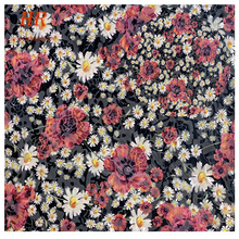 黑色针织弹力烂花大太阳花花型四面弹舞蹈服连衣裙面料服装批发