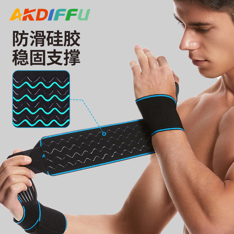 Nuevos productos de muñeca envuelta antideslizante interior muñeca elástica ajustable color muñeca fábrica al por mayor bádminton