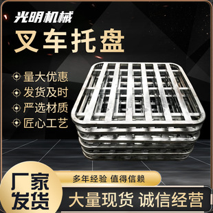 Manufacturer Supplies Forklift Pallets, Logistics Pallets, Light Pallets, Steel Double-Sided Fork Metal Storage Shelves