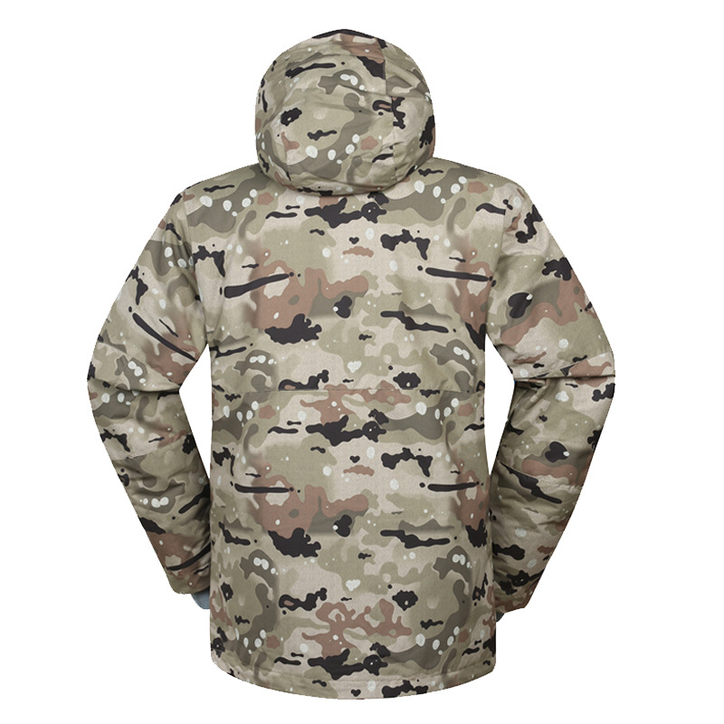 Meeste tuulekindel soe suusajope õues kasutamiseks lumemaal, ühekordne versioon kahekordsest suusavarustusest_voghion.com