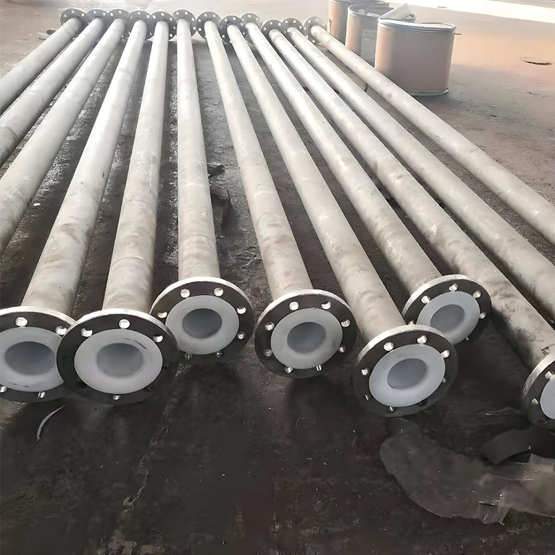 Wear resistant lining PTFE pipeline for chemical, pharmaceutical, acid-base medium transportation, s
