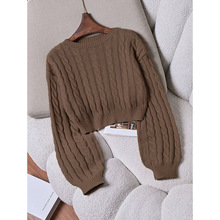 P 32858 Cable Knit Sweater �ʻ�������ë�¿羳����ͨ����