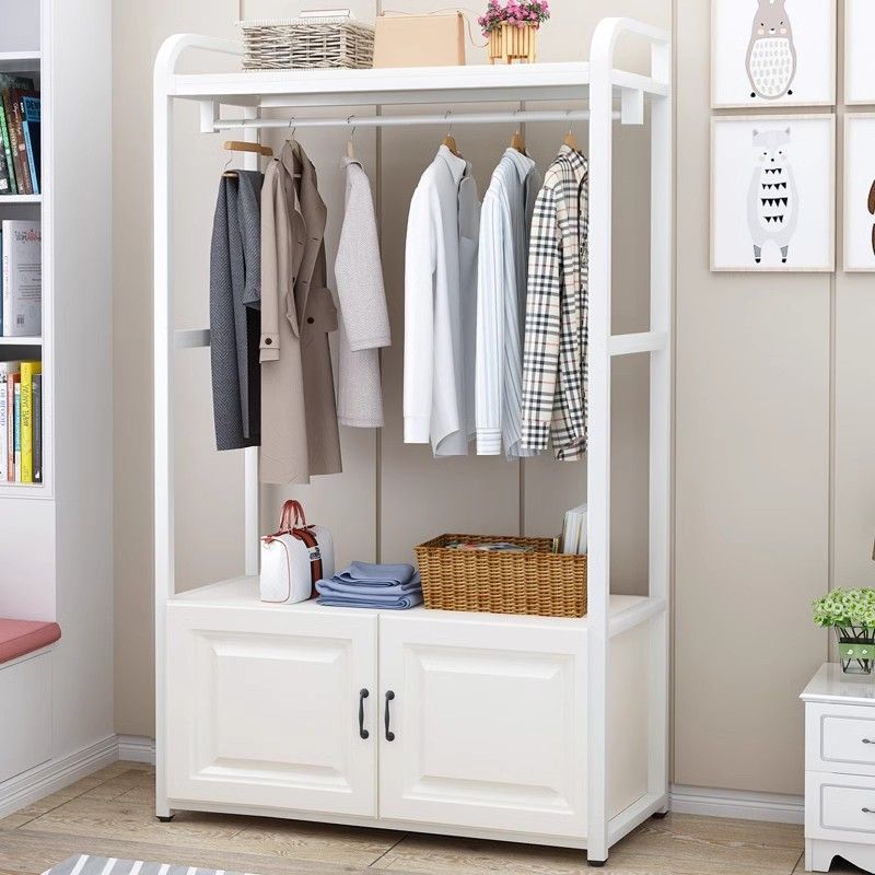 Perchero de piso al techo Dormitorio Perchero Armario simple multifuncional para el hogar vertical Perchero para el hogar