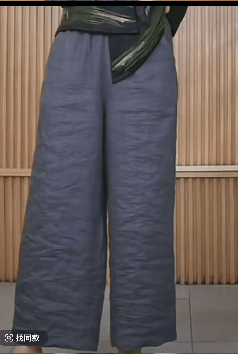 Toza linen keng shox shimlar - yozlik, moda, kichik o'lcham, 9 bo'lim
