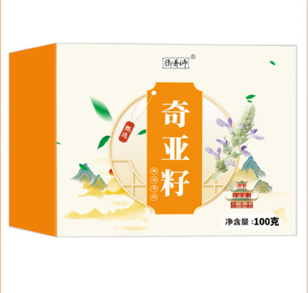 Chia Seeds Qia Ya Zi 100g Box Light Meal Grain Replacement Independent Packaging overview