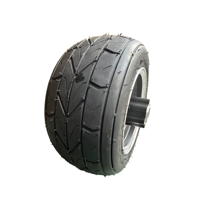 10X6.00-6 Vacuum Tire Installation Disc Brake Wheel Hub 12mm Axle Hole Wheelbase 176mm Small Harley Front Wheel (Yolsuzluq şinləri)