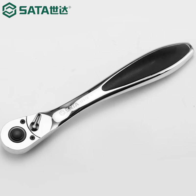 世达（SATA）10MM系列强力曲柄专业快速脱落棘轮扳手	12970