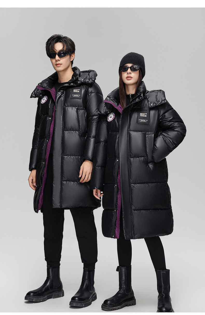 Women's Autumn and Winter Fashion Classic Versatile Slim Fit Warm Cotton Feather Jacket_voghion.com