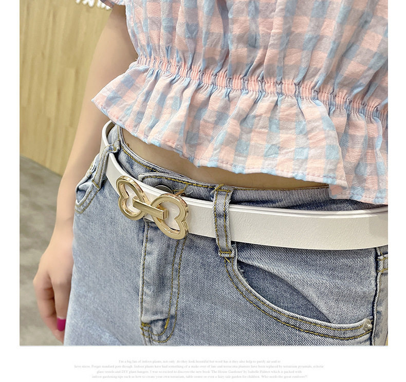 Heart-Shaped Leather Belt 9