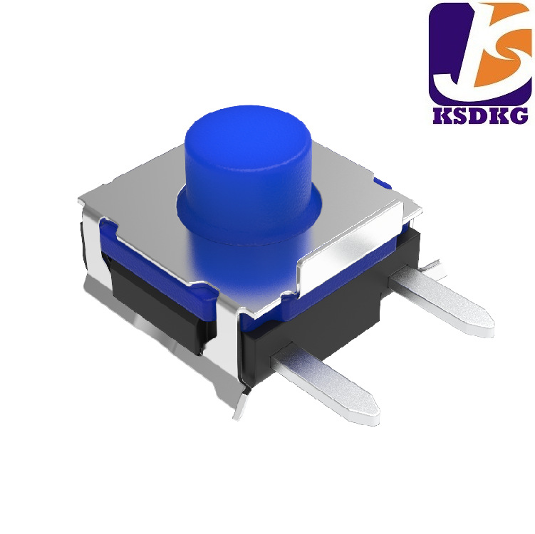 现货批发硅胶轻触开关 耐高温不锈钢优质弹片 蓝色硅胶微动
