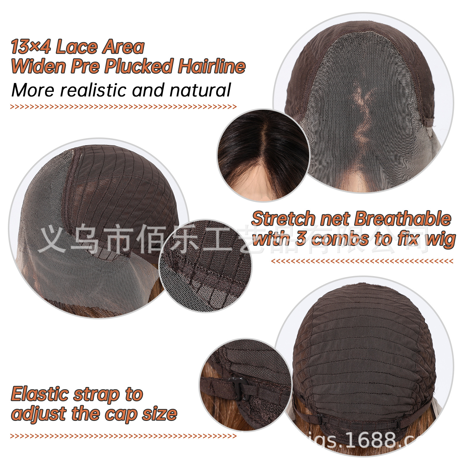 13 * 6 capas marrón de encaje de gran área pelucas de cabello largo cabello recto completo cabello de mujer pelucas de encaje