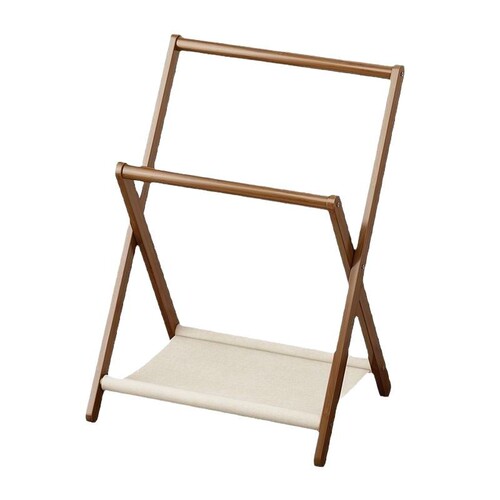 Bedroom night sleep clothing storage hanger home bedside hat rack Nordic floor-standing solid wood hanger