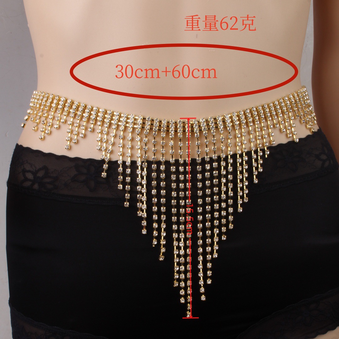 2022 nueva cintura cadena falda rhinestone accesorios de la cintura nupcial joyería vestido boda suministros