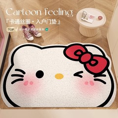 卡通kitty猫地垫好打理家用玄关进门垫可爱少女心入户门地垫脚垫
