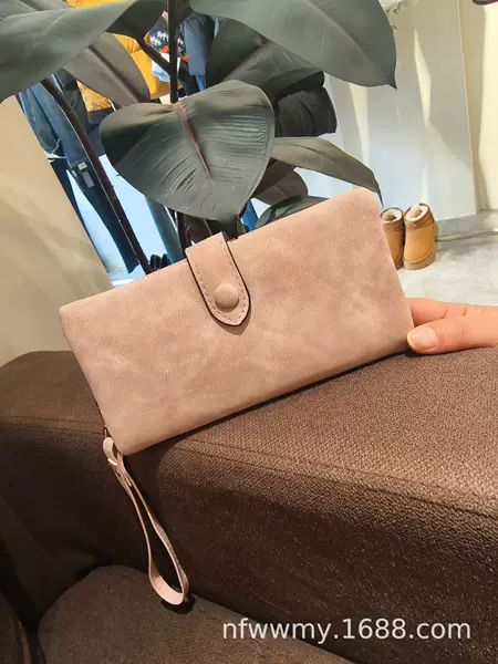 Cross-border High-end Sense Long 20% Fold Women's Wallet Foreign Trade Simple Zipper Multi-card Change Wallet