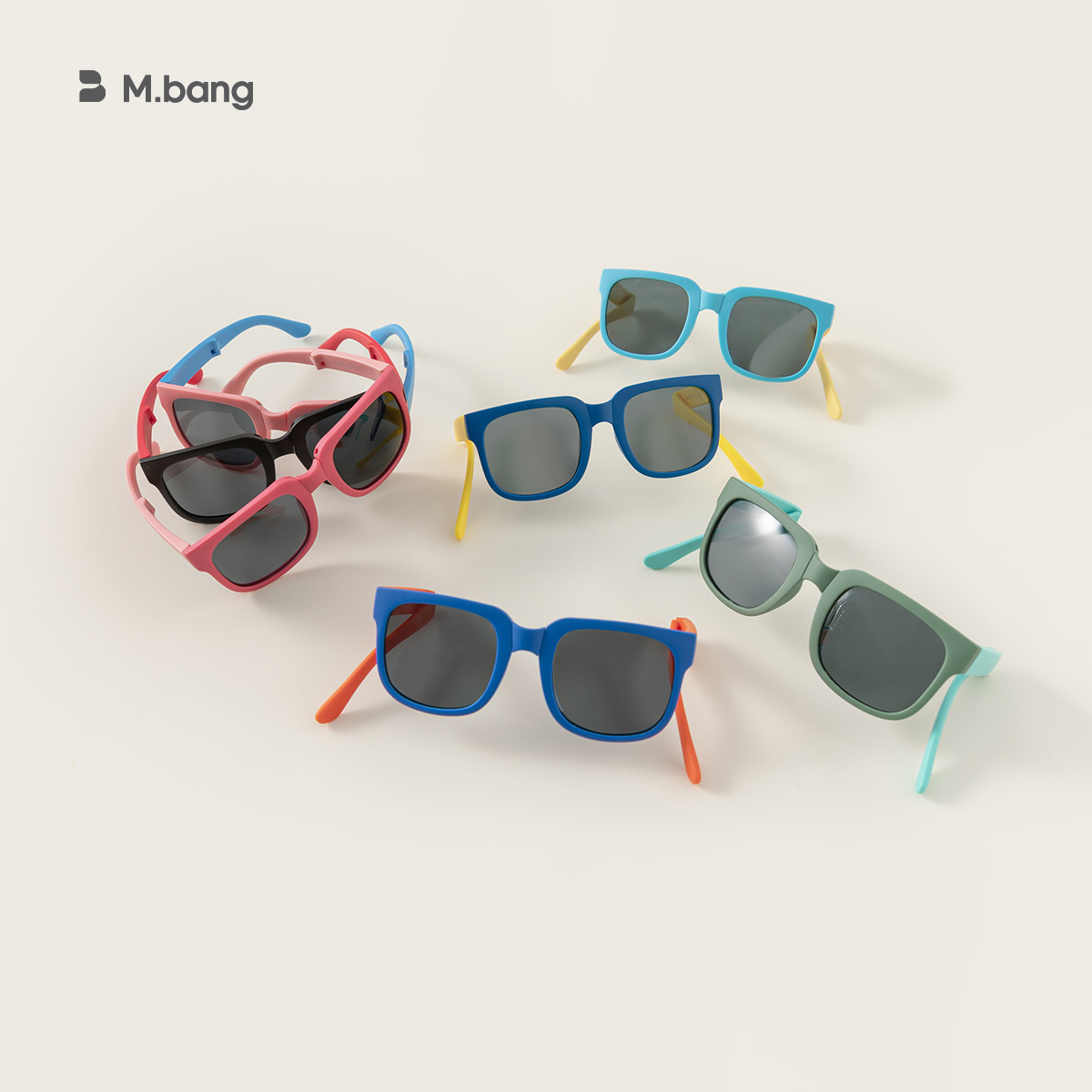 Youbao ropa para niños gafas de verano para niños gafas de sol para niños de moda anti-ultravioleta gafas de sol plegables para niñas