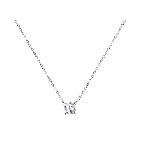 Titanium steel does not fade Zhao Lusi's same style booger diamond zircon necklace accessories women's high-end light luxury niche clavicle chain