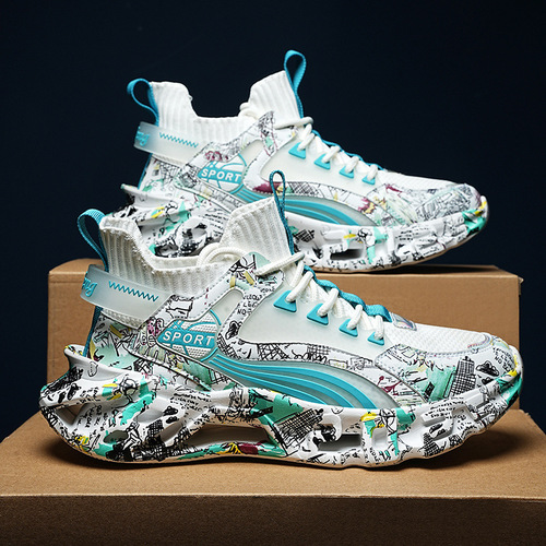 men's shoes summer breathable new sneaker men's mesh spring casual shoes light shock-absorbing running shoes