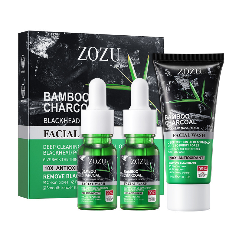 Boquan Ya carbón de bambú para eliminar los puntos negros crema de máscara hidratante limpia hidratación pastilla nasal zona T cosméticos de enfermería al por mayor chino image 14