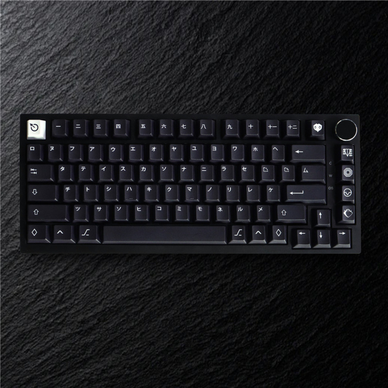 Gmk Wob Katakana Keycap Original Height Pbt Sublimation 129-Key Small Full Set of Mechanical Keyboard Caps