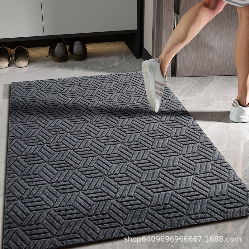 Alfombrilla de puerta de entrada Alfombra antideslizante y resistente a la suciedad para exteriores de lujo Alfombrilla de puerta cortada para el hogar Alfombrilla de puerta de entrada