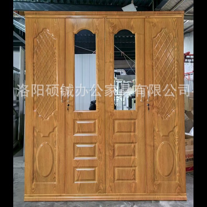 Armario de acero prensado para comercio exterior, armario grabado, armario metálico, armario para ropa de cama, armario estampado, armario de almacenamiento para dormitorio, armario cambiador.