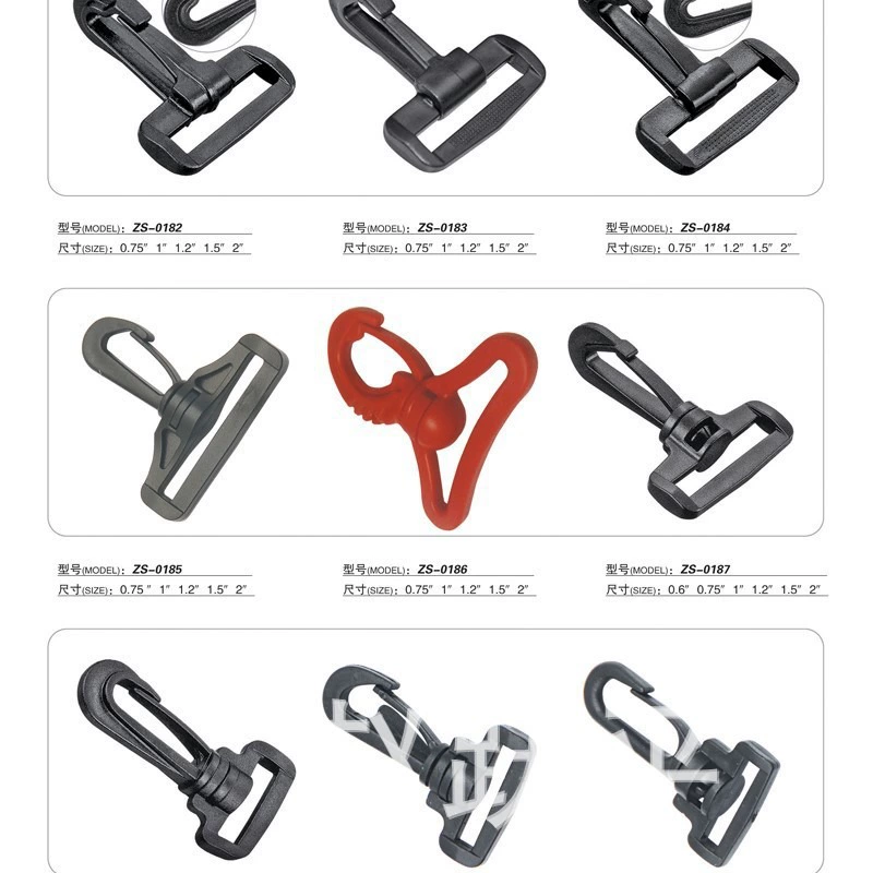 Пластиковый крючок крюк поворота Карабин Пряжка безопасности вопрос крюк палатка пластиковый крюк поворота Пряжка омара Пряжка ястреб оптом
