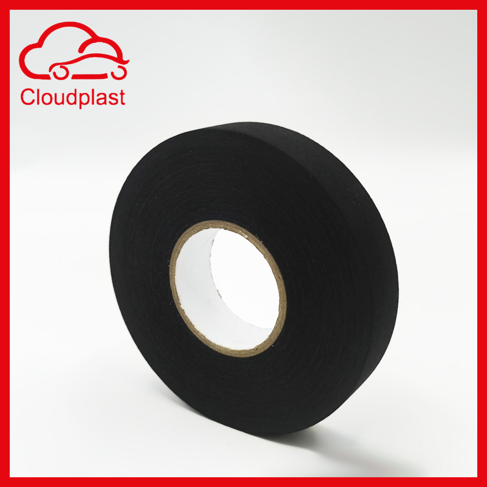 抗撕裂PET布基胶带 耐磨防水线束缠绕带 工业级捆扎固定胶带