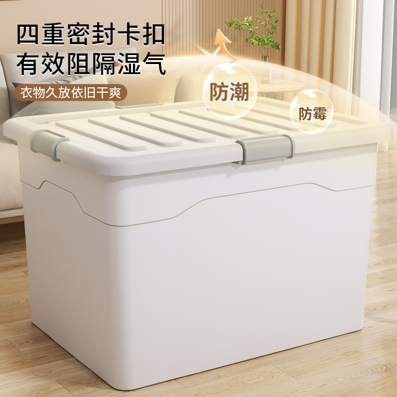 Caja de almacenamiento de ropa doméstica caja de almacenamiento de capacidad de acabado de juguetes libros plásticos almacenamiento de respaldo caja de rotación