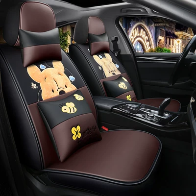 Car Seat Cushion 18 19 20 Suitable for Volkswagen Jetta 1.6L Commemorative Edition 1.4L Quality Version Four-Season Leather Seat Cover