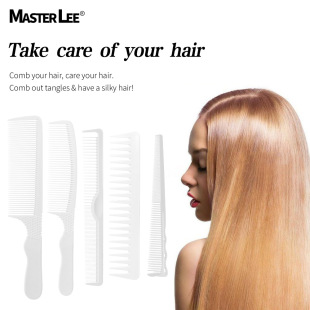 Cross-border steel needle pointed tail comb men's and women's hair clipper hair comb hairdressing flat hair comb plastic wide tooth comb wholesale