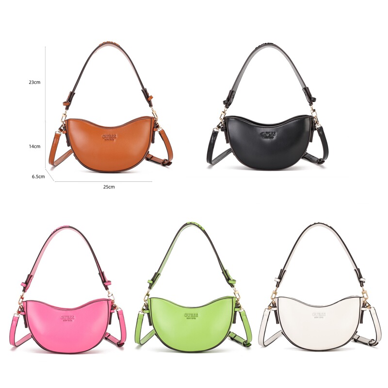 2026 Cross-Border Guess Women's Crossbody Bag, Niche Design, Light Luxury, High-End Feel, Crescent-Shaped Shoulder Bag 2026 Cross-Border Guess Women's Crossbody Bag, Niche Design, Light Luxury, High-End Feel, Crescent-Shaped Shoulder Bag