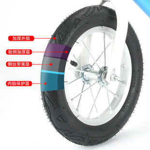 Children's Bicycle Tires 12/14/16/18/ 20inch X1.75/2.125/2.40 Inner and Outer Tires Stroller Accessories