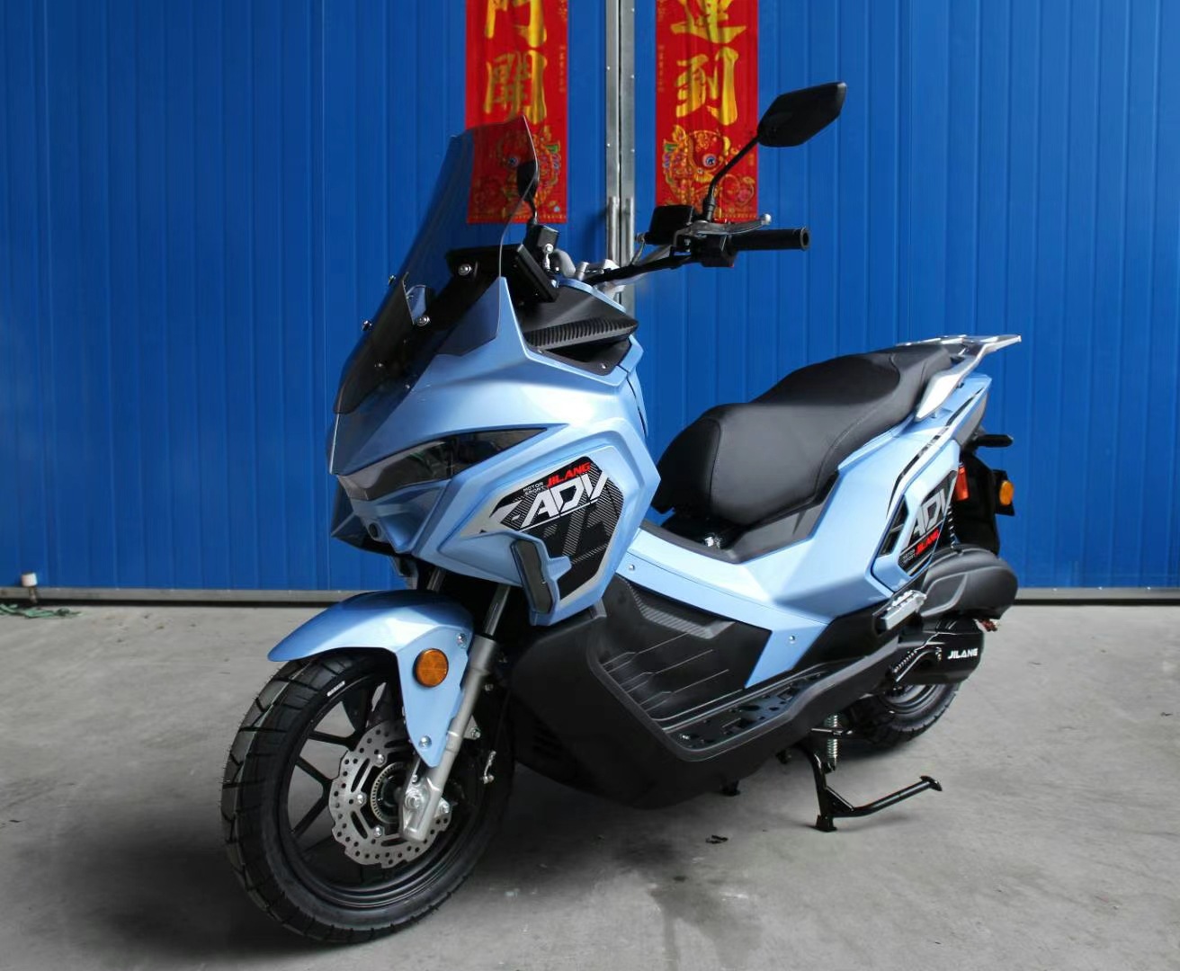 Cross-Border Best-Selling Fighter Motorcycle with Fuel Engine, Stylish and Cool High-Speed Racing Bike, High-Power Scooter