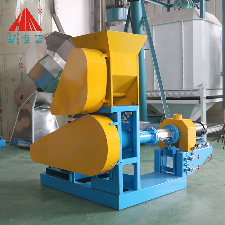 恒富机械鲫鱼料秸秆膨化机 谷物膨化机 饲料机组配备产品